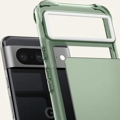 Mbrojtëse për celular Google Pixel 8 Spigen Cyrill Ultra Sheer, e gjelbër - 4