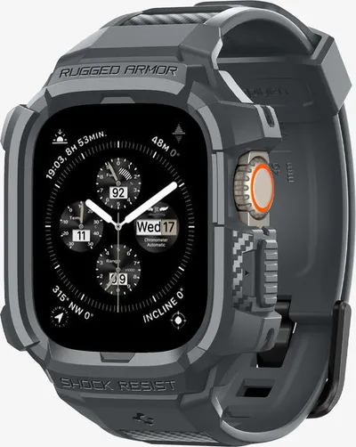 Mbrojtëse për orë Apple Watch Ultra 2/1 49mm Spigen Rugged Armor Pro, e hirtë - 2