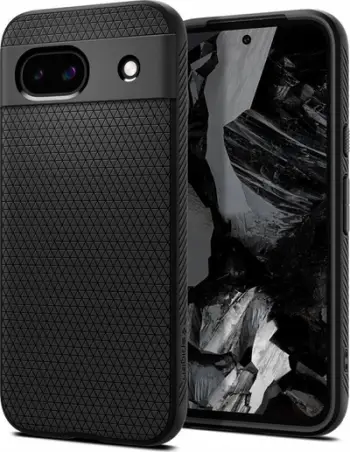 Mbrojtëse për celular Google Pixel 8a Spigen Liquid Air, e zezë mat