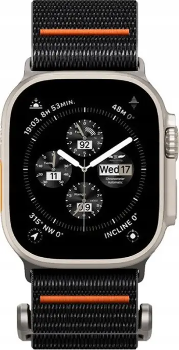 Rrip ore Spigen DuraPro Flex Ultra, për Apple Watch 49mm 45mm 44mm 42mm, tekstil najloni, i zi
