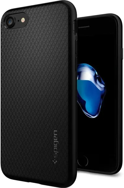 Mbrojtëse Etui Liquid Air për IPhone 7/8, e zezë - 1