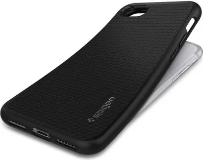 Mbrojtëse Etui Liquid Air për IPhone 7/8, e zezë - 4
