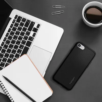 Mbrojtëse Etui Liquid Air për IPhone 7/8, e zezë - 6