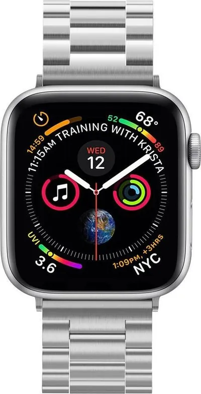 Rrip Spigen Modern Fit për Apple Watch 1/2/3/4 (42 / 44MM), i argjendtë - 3