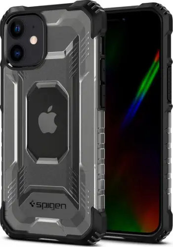 Mbrojtëse Spigen Nitro Force për Apple iPhone 12 mini, transparente