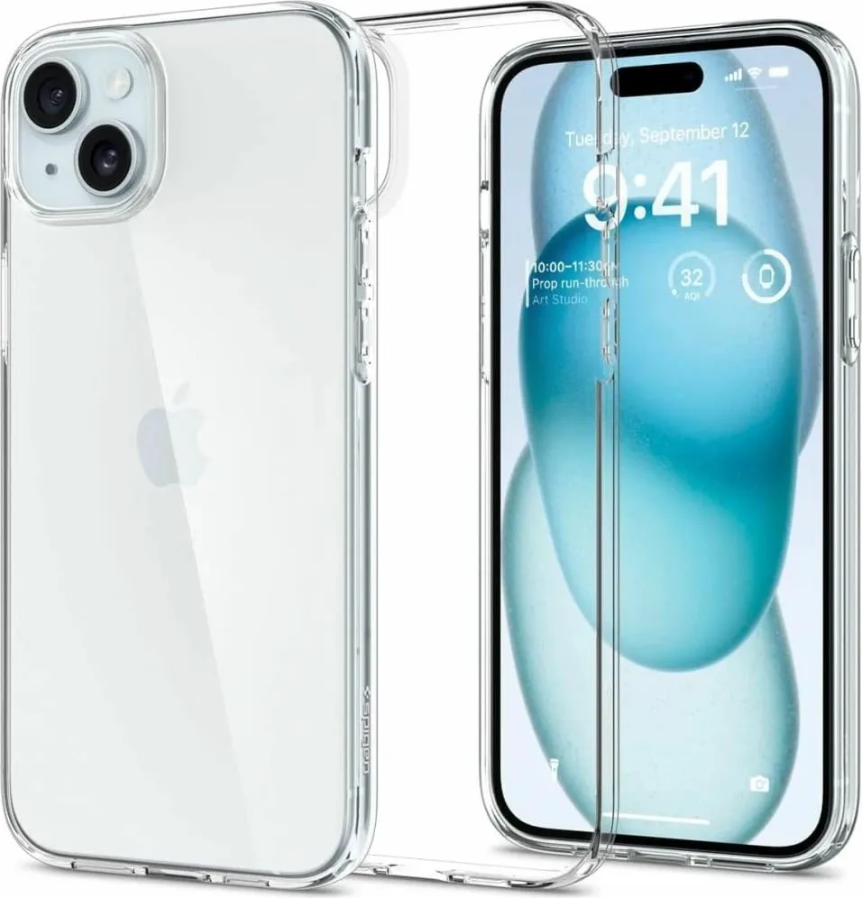 Mbulesë telefoni Spigen Liquid Crystal, për iPhone 14 Max, TPU, transparente - 1