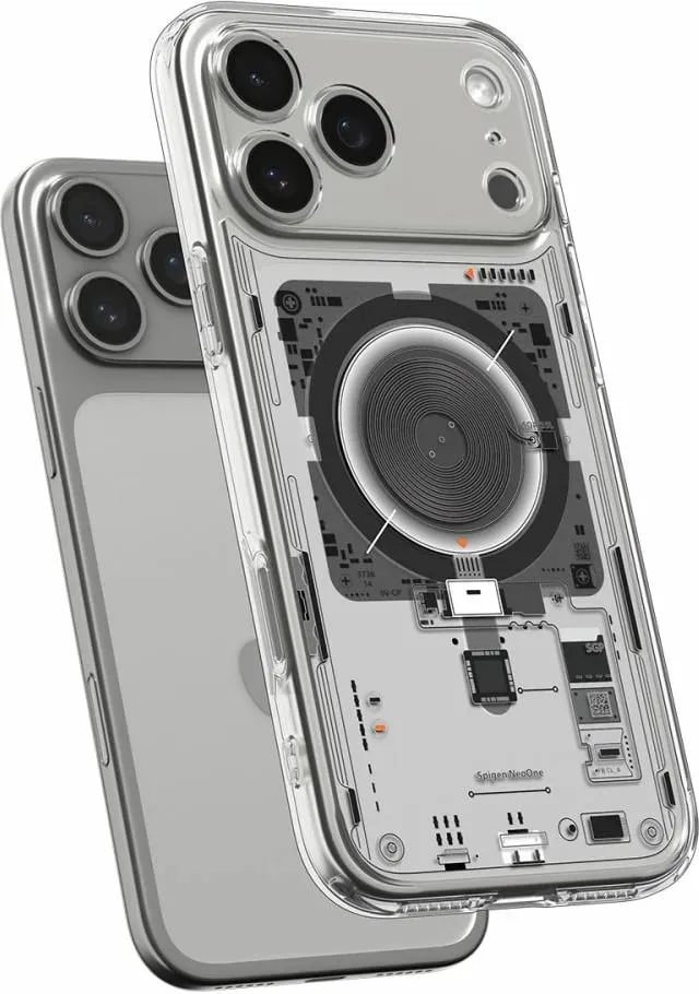 Mbështjellës Spigen Ultra Hybrid MagSafe për iPhone 17 Pro Max, Transparent - 2