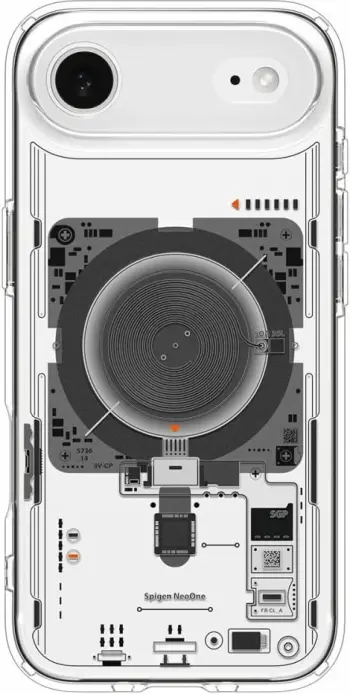 Mbulesë telefoni Spigen Ultra Hybrid MagSafe, për iPhone 17 Air iPhone 17 Pro, transparente