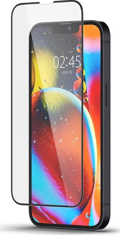 Xham mbrojtës Spigen Slim Glas.tR FC për Apple iPhone 13 Pro Max, transparent - 3
