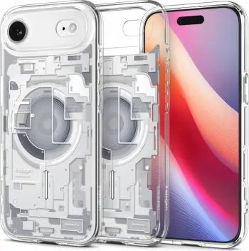 Mbështjellës Spigen Ultra Hybrid MagSafe për iPhone 17 Air, i bardhë