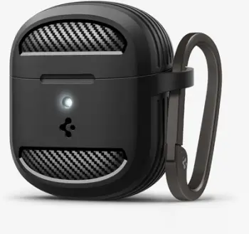 Mbrojtëse kufjesh Spigen Rugged Armor, për Google Pixel Buds 2a, e zezë mat