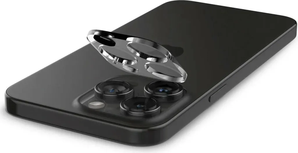 Mbrojtës xhami për kamerë Spigen, iPhone 15 Pro Max, transparent - 2