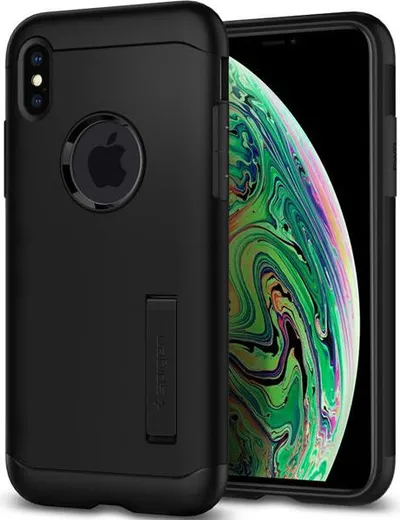 Kornizë mbrojtëse Spigen Armor për Apple iPhone XS Max, e zezë - 1