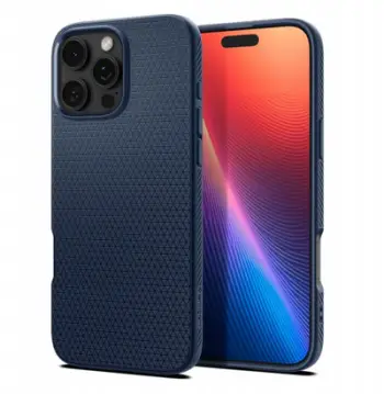 Mbulesë telefoni Spigen Liquid Air për iPhone 17 Pro Max, mbrojtëse, blu e errët
