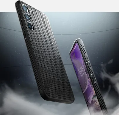 Mbrojtëse Spigen Liquid Air për Samsung Galaxy S23, e zezë - 10