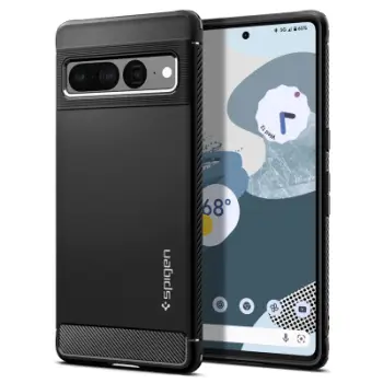Mbështjellëse për Google Pixel 7 Spigen Rugged Armor, e zezë