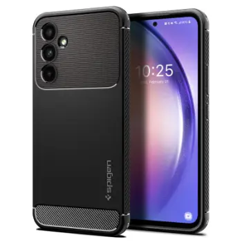 Mbrojtëse për celular Samsung Galaxy A54 5G Spigen Rugged Armor, e zezë