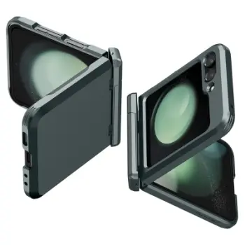 Mbështjellëse për Samsung Galaxy Z Flip5 Spigen Tough Armor, e gjelbër