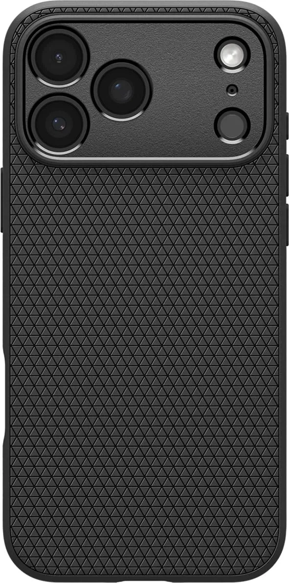 Mbulesë telefoni Spigen Liquid Air për iPhone 17 Pro Max, matte, e zezë - 2