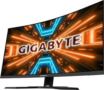 Monitor GIGABYTE M32UC, 31.5”, 4K, Curved, e zezë - 1