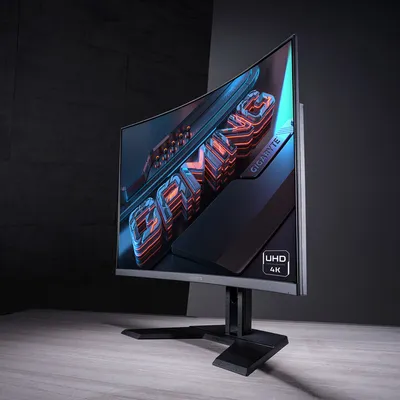 Monitor GIGABYTE M32UC, 31.5”, 4K, Curved, e zezë - 4