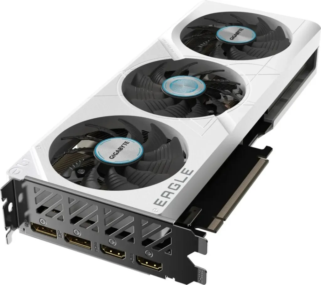 Kartelë grafike Gigabyte GeForce RTX 4060TI EAGLE OC ICE, 8GB, e bardhë - 2