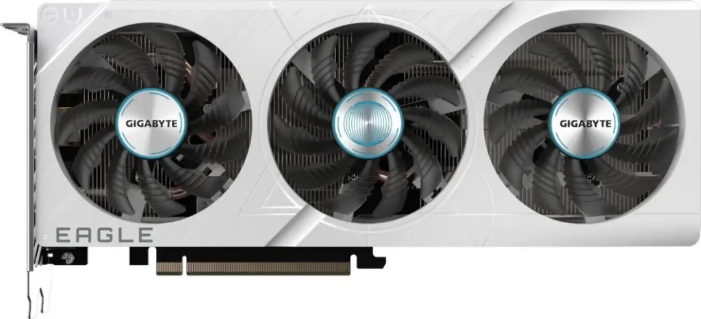 Kartelë grafike Gigabyte GeForce RTX 4060TI EAGLE OC ICE, 8GB, e bardhë - 4