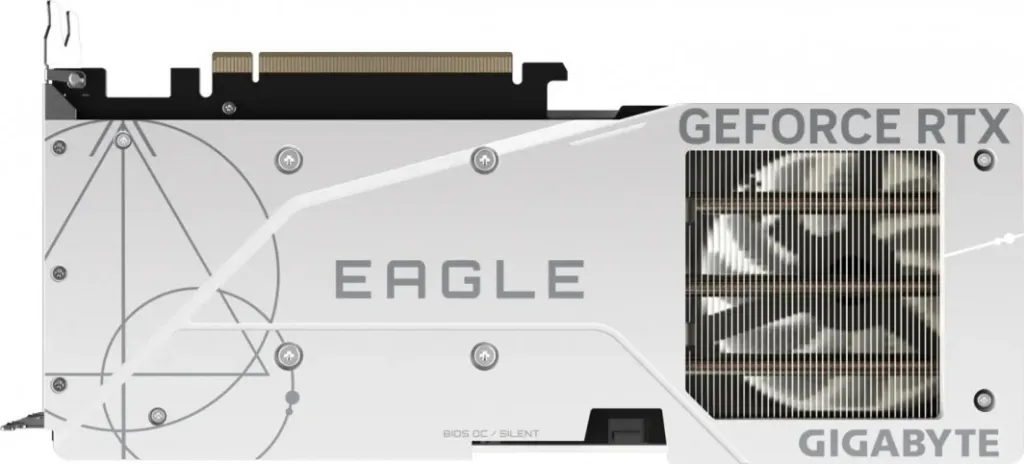 Kartelë grafike Gigabyte GeForce RTX 4060TI EAGLE OC ICE, 8GB, e bardhë - 5