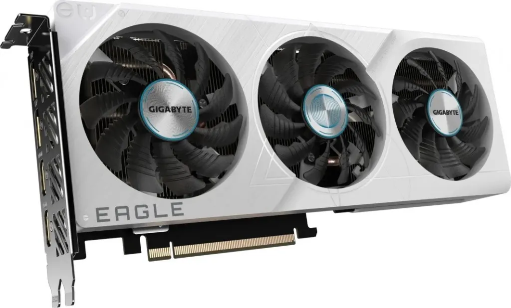 Kartelë grafike Gigabyte GeForce RTX 4060TI EAGLE OC ICE, 8GB, e bardhë - 7