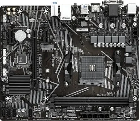 Pllakë amë GIGABYTE A520M H - AMD A520 - 4