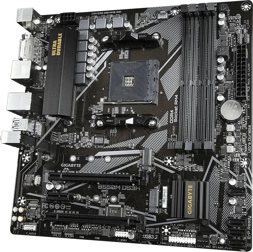 Pllakë amë Gigabyte B550M DS3H Socket AM4 micro ATX - AMD B550 - 4