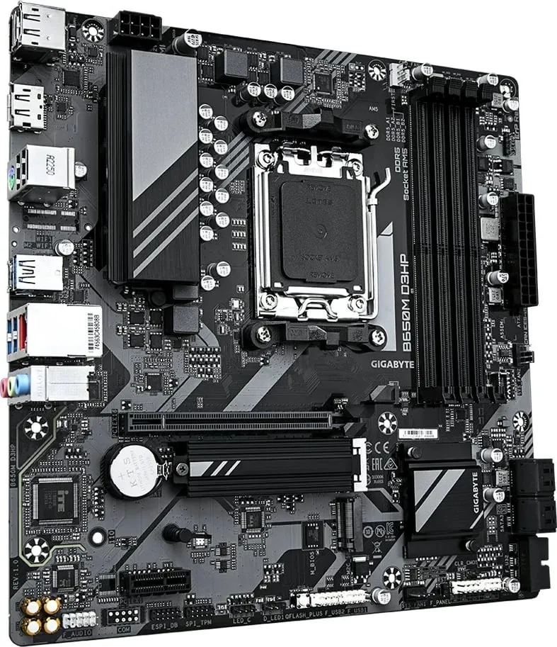 Pllakë amë Gigabyte B650M D3HP (rev. 1.0), Micro-ATX, DDR5, AMD AM5 - 2