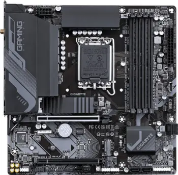 Pllakë amë GIGABYTE LGA1700 B760M GAMING X AX DDR4 Intel B760 4xDDR4 1xDP 1xHDMI WI-FI mATX