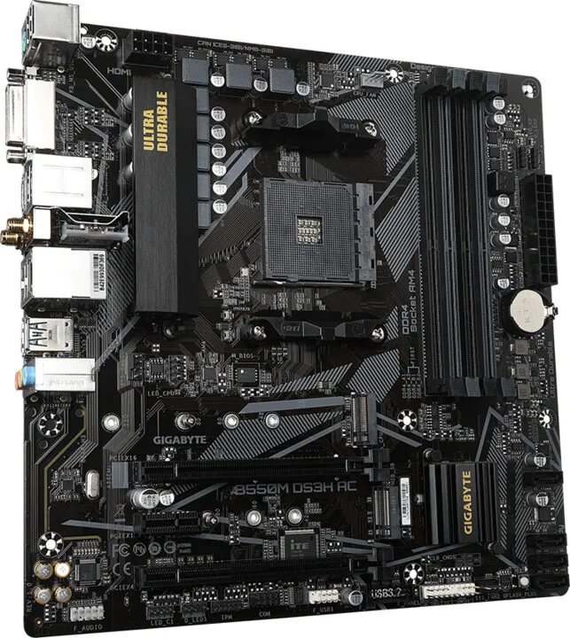 Pllakë amë GIGABYTE B550M DS3H AC - AMD B550 - 3