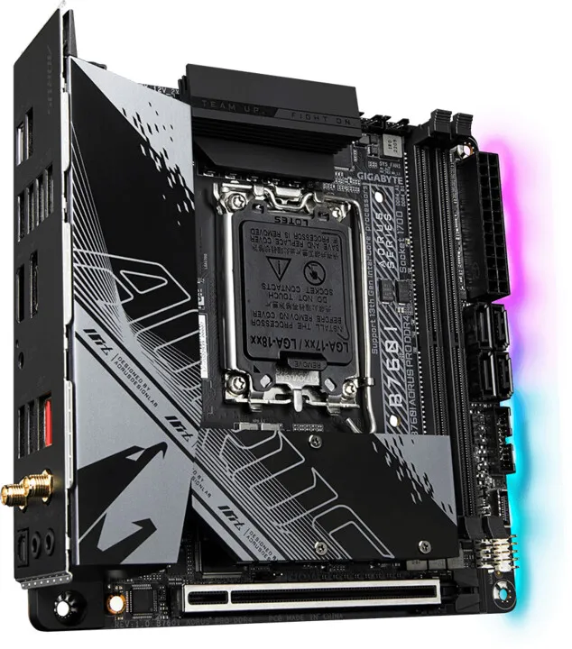 Pllakë amë GIGABYTE B760I AORUS PRO DDR4 - Intel B760 - 3