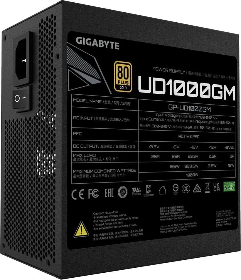 Burim energjie Gigabyte UD1000GM, ATX, 1000 W - 5
