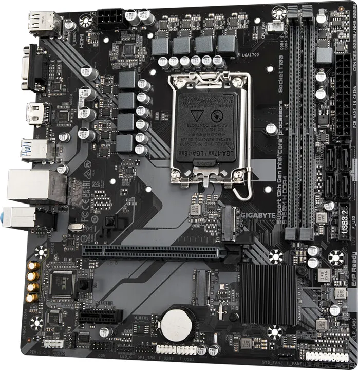 Pllakë amë GIGABYTE B760M H DDR4 - Intel B760 - 3