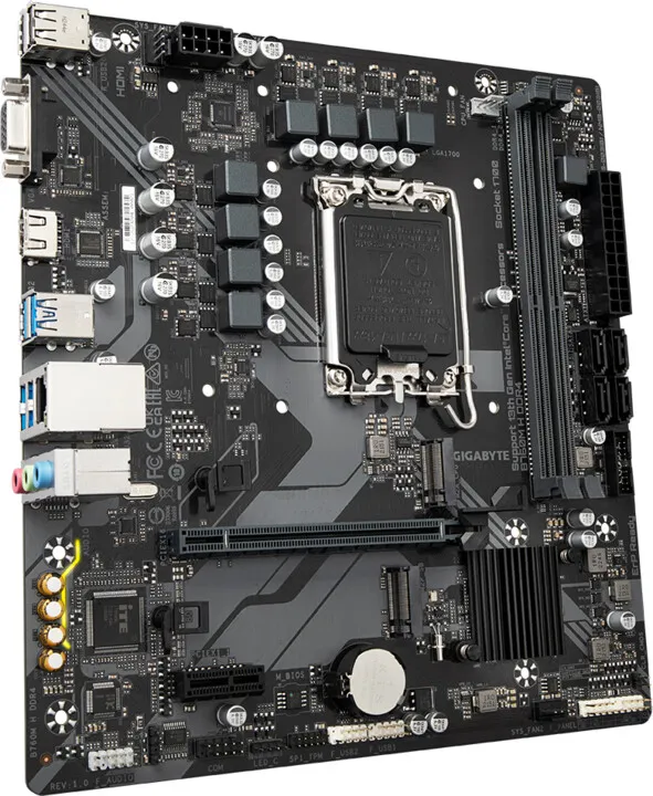 Pllakë amë GIGABYTE B760M H DDR4 - Intel B760 - 4