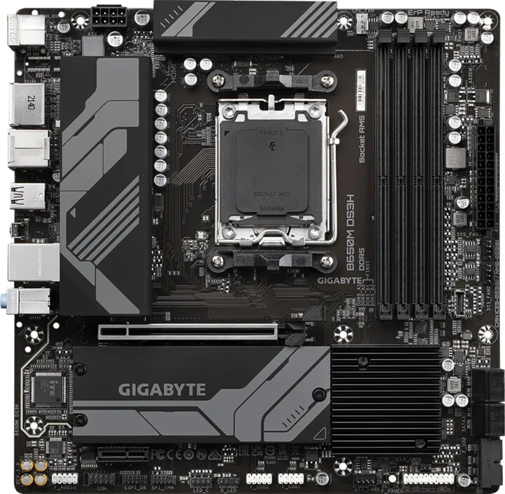Pllakë amë GIGABYTE B650M DS3H - AMD B650 - 1