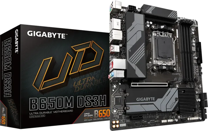 Pllakë amë GIGABYTE B650M DS3H - AMD B650 - 5