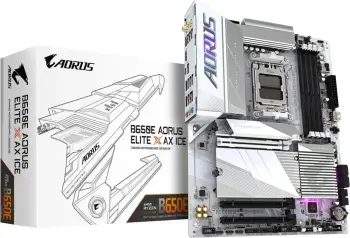 Pllakë amë GIGABYTE B650E AORUS ELITE X AX ICE, AMD Ryzen 8000, Socket AM5, ATX, e bardhë