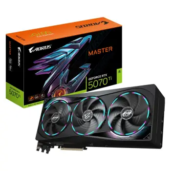 Kartelë grafike Gigabyte GeForce RTX 5070 Ti AORUS Master, 16 GB GDDR7