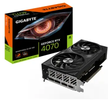 Kartelë grafike GIGABYTE VGA NVIDIA GeForce RTX 4070 Ti AERO V2 OC, 12GB GDDR6X