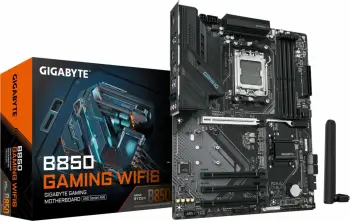Pllakë amë Gigabyte B850 Gaming WiFi, AM5, DDR5, ATX, e zezë