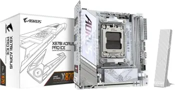 Pllakë amë Gigabyte X870I AORUS PRO ICE, AMD X870, AM5, Mini-ITX, e zezë