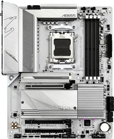 Pllakë amë Gigabyte B650 AORUS Elite AX ICE, ATX, DDR5, AMD AM5 - 1