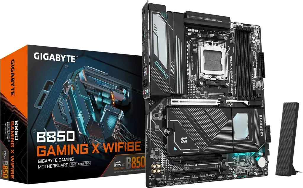 Pllakë amë GIGABYTE B850 Gaming X WiFi6E, AM5, DDR5, e zezë - 1