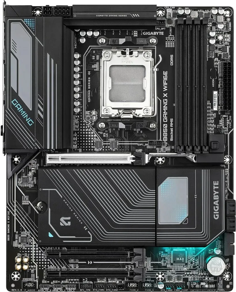 Pllakë amë GIGABYTE B850 Gaming X WiFi6E, AM5, DDR5, e zezë - 2