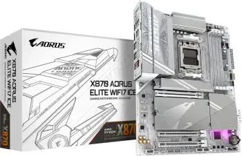 Pllakë amë Gigabyte X870 Aorus Elite WIFI7 Ice (Socket AM5) DDR5 ATX, e bardhë