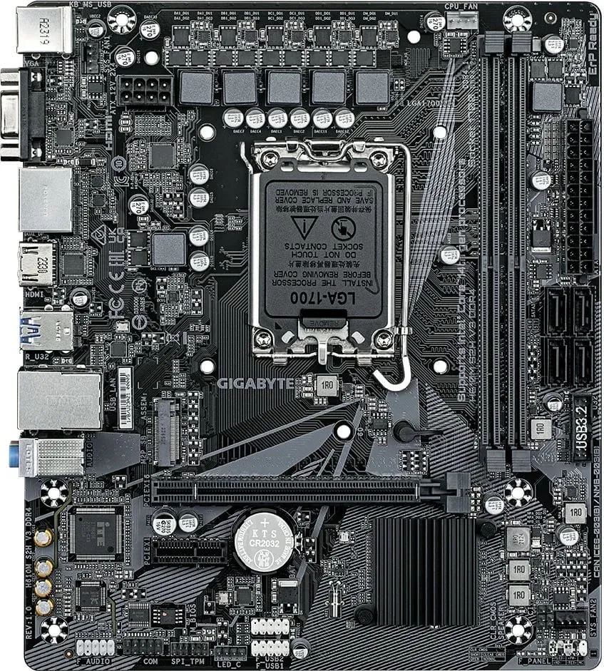 Pllakë amë GIGABYTE H610M S2H V3 DDR4 - 2